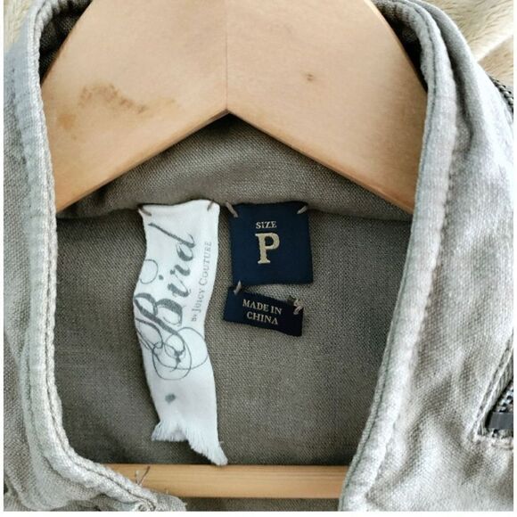 BIRD BY JUICY COUTURE SASCHA JACKET WITH REMOVABLE SLEEVES SIZE S - Picture 5 of 7